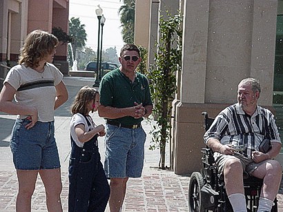 Amanda, Kaitlyn, Duane and Papa