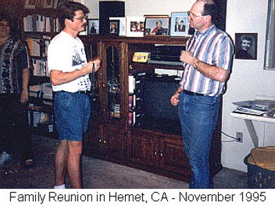 Family reuinion in Hemet, CA - 1995
